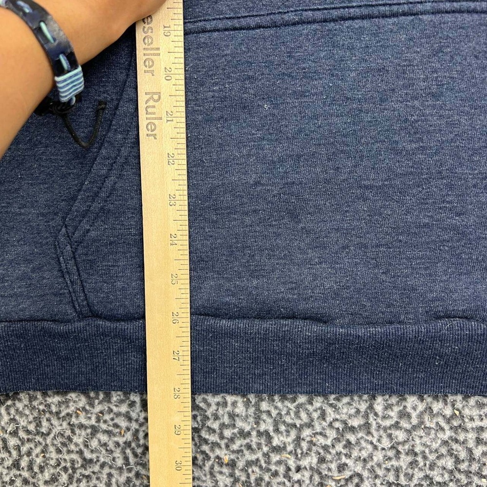 Marine Layer Hoodie Men Large Blue Retro Stripe Sherpa Lined Long Sleeve L - Picture 5 of 7